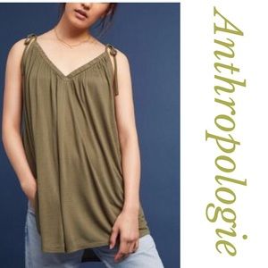 Anthropologie: Julian tie-sleeve tank top
Size: L